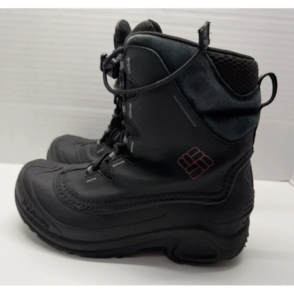 Columbia Bugaboot Snow Boots Kids Size 3 Black 200 Grams Insulated Waterproof‎